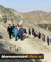 اردوی تفریحی کوهنوردی به مناسبت هفته تربیت بدنی در ارتفاعات جنوبی مشهد برگزار شد

 2