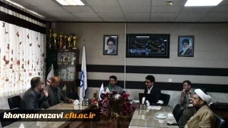 حضور حمید رضا ابراهیمی معاون فرهنگی سازمان مرکزی دانشگاه فرهنگیان در واحد دانشور نیشابور