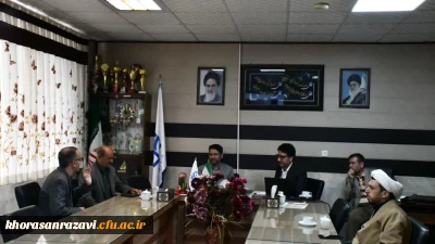 حضور حمید رضا ابراهیمی معاون فرهنگی سازمان مرکزی دانشگاه فرهنگیان در واحد دانشور نیشابور