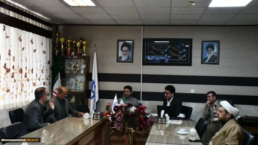 حضور حمید رضا ابراهیمی معاون فرهنگی سازمان مرکزی دانشگاه فرهنگیان در واحد دانشور نیشابور 2