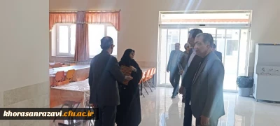 بازدید مدیر کل امور اداری سازمان مرکزی دانشگاه فرهنگیان از واحد دانشور 