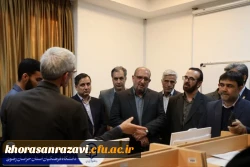 بازدید مسئولین وزارت آموزش و پرورش و سازمان مرکزی دانشگاه فرهنگیان از دوازدهمین جشنواره تدریس برتر 5