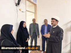 بازدید دانشگاه فرهنگیان استان، بازدید زینت زارع، مدیرکل منابع انسانی دانشگاه فرهنگیان، از واحد های شهید رجایی و امام خمینی تربت حیدریه  2
