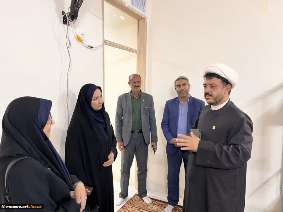 بازدید دانشگاه فرهنگیان استان، بازدید زینت زارع، مدیرکل منابع انسانی دانشگاه فرهنگیان، از واحد های شهید رجایی و امام خمینی تربت حیدریه  2