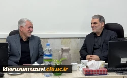 بازدید مدیریت جدید دانشگاه فرهنگیان خراسان رضوی و نماینده مردم در مجلس شورای اسلامی از واحد خواهران 

 3