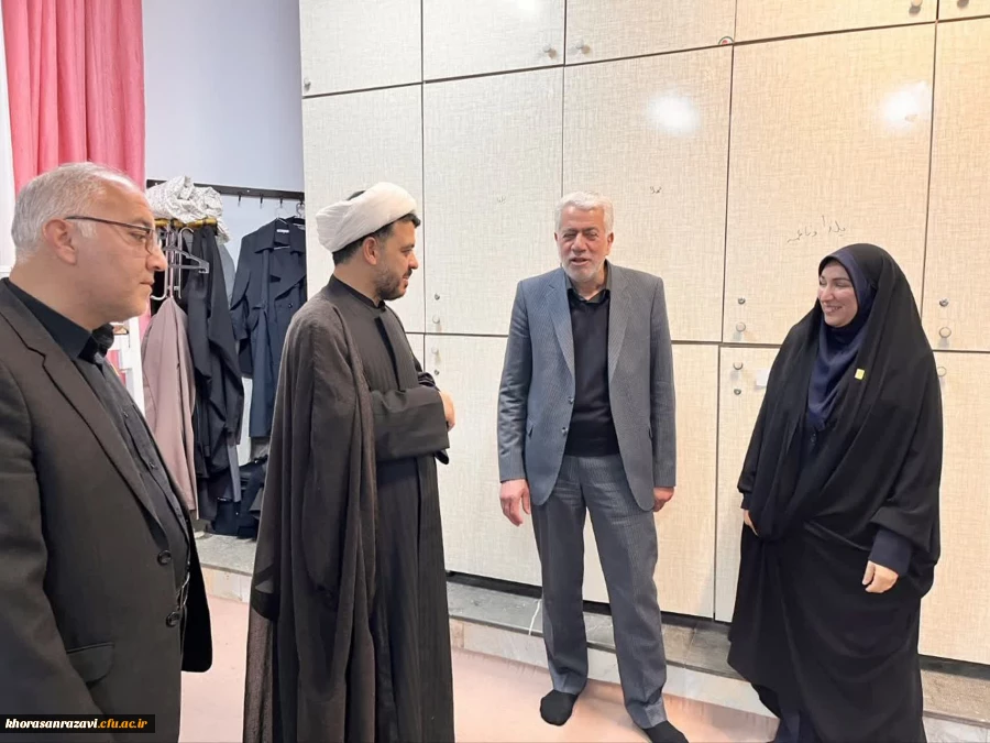 بازدید مدیریت جدید دانشگاه فرهنگیان خراسان رضوی و نماینده مردم در مجلس شورای اسلامی از واحد خواهران 

 5