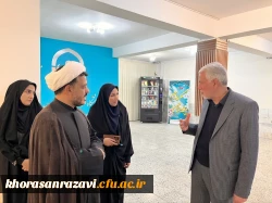 بازدید مدیریت جدید دانشگاه فرهنگیان خراسان رضوی و نماینده مردم در مجلس شورای اسلامی از واحد خواهران 

 6