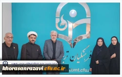 بازدید مدیریت جدید دانشگاه فرهنگیان خراسان رضوی و نماینده مردم در مجلس شورای اسلامی از واحد خواهران 

 2