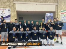 افتخارآفرینی دانشجو معلمان پسر دانشگاه فرهنگیان استان خراسان رضوی در بیست و پنجمین المپیاد دانشجو معلمان کشور 