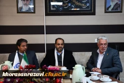 بازدید حسن باقری یزدی رئیس دانشگاه فرهنگیان استان به اتفاق محمد رستمی و  سید یحیی سلیمانی، نمایندگان مردم نیشابور، فیروزه، زبرخان و میان جلگه در مجلس شورای اسلامی، از دانشگاه فرهنگیان واحد دانشور نیشابور  7