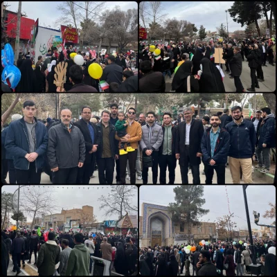 حضور استادان، کارکنان و دانشجومعلمان دانشگاه فرهنگیان استان خراسان رضوی در راهپیمایی یوم الله ۲۲بهمن ۱۴۰۴ 
 4