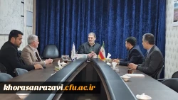 پیگیری مقدمات احداث ساختمان جدید دانشگاه فرهنگیان تربت حیدریه در دیدار با رئیس دانشگاه فرهنگیان استان خراسان رضوی با محسن زنگنه نماینده مجلس  2