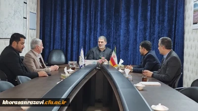 پیگیری مقدمات احداث ساختمان جدید دانشگاه فرهنگیان تربت حیدریه در دیدار با رئیس دانشگاه فرهنگیان استان خراسان رضوی با محسن زنگنه نماینده مجلس 