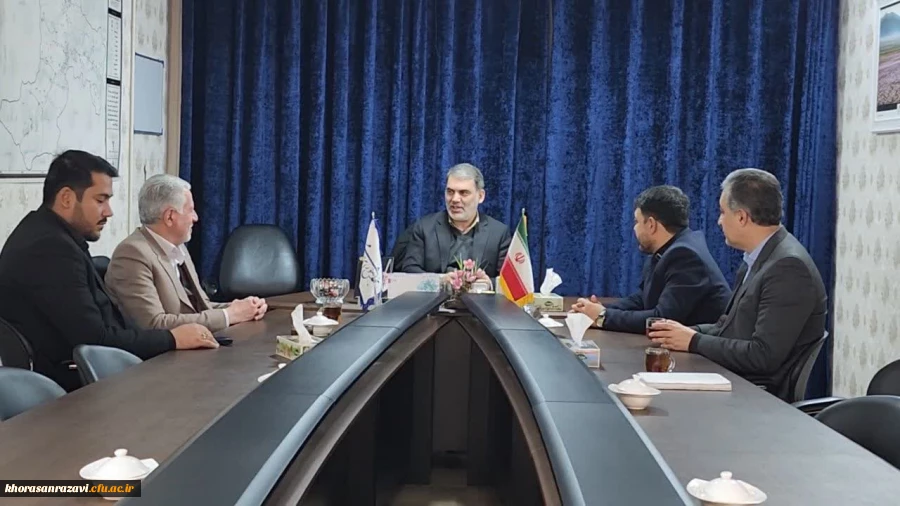 پیگیری مقدمات احداث ساختمان جدید دانشگاه فرهنگیان تربت حیدریه در دیدار با رئیس دانشگاه فرهنگیان استان خراسان رضوی با محسن زنگنه نماینده مجلس  2