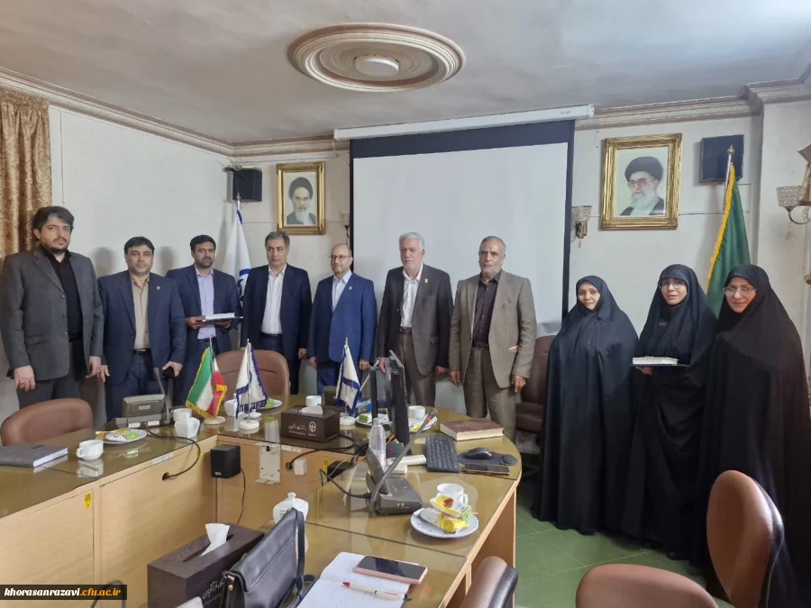 جلسه معارفه معاونان آموزشی و پژوهشی دانشکده های علوم انسانی و علوم تربیتی 2