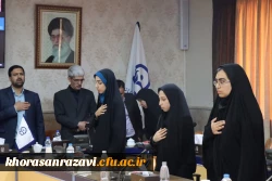 مراسم تجلیل از دانشجومعلمان فعال یاوران رسانه و مسئولان روابط عمومی دانشگاه فرهنگیان خراسان رضوی 7
