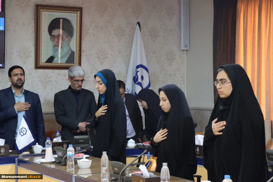 مراسم تجلیل از دانشجومعلمان فعال یاوران رسانه و مسئولان روابط عمومی دانشگاه فرهنگیان خراسان رضوی 7